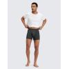 imageCRZ YOGA UltraSoft Modal Boxer Briefs with Fly for Men 5  Casual Underwear Moisture Wicking Breathable 3 PackBlackGreyBlue