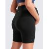 imageCRZ YOGA Butterluxe Maternity Biker Shorts 6  Over The Belly Pregnancy Yoga Workout Womens Activewear Buttery SoftBlack