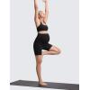 imageCRZ YOGA Butterluxe Maternity Biker Shorts 6  Over The Belly Pregnancy Yoga Workout Womens Activewear Buttery SoftBlack