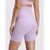 imageCRZ YOGA Butterluxe Maternity Biker Shorts 6  Over The Belly Pregnancy Yoga Workout Womens Activewear Buttery SoftLilac Air