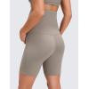 imageCRZ YOGA Butterluxe Maternity Biker Shorts 6  Over The Belly Pregnancy Yoga Workout Womens Activewear Buttery SoftWarm Ash Grey