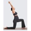 imageCRZ YOGA Butterluxe Maternity Flare Leggings Pockets 29  Workout Yoga Bootcut Pregnancy Womens Pants Over The BellyMysterious Grey