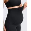 imageCRZ YOGA Butterluxe Maternity Flare Leggings Pockets 33  Workout Yoga Bootcut Pregnancy Womens Pants Over The BellyBlack