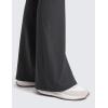 imageCRZ YOGA Butterluxe Maternity Flare Leggings Pockets 33  Workout Yoga Bootcut Pregnancy Womens Pants Over The BellyMysterious Grey