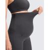 imageCRZ YOGA Butterluxe Maternity Flare Leggings Pockets 33  Workout Yoga Bootcut Pregnancy Womens Pants Over The BellyMysterious Grey