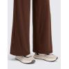 imageCRZ YOGA Softretch Maternity No Front Seam Wide Leg Pants 30  Workout Yoga Casual Pregnancy Womens Over Belly Buttery SoftLava Brown