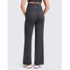 imageCRZ YOGA Softretch Maternity No Front Seam Wide Leg Pants 30  Workout Yoga Casual Pregnancy Womens Over Belly Buttery SoftMysterious Grey