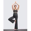 imageCRZ YOGA Softretch Maternity No Front Seam Wide Leg Pants 30  Workout Yoga Casual Pregnancy Womens Over Belly Buttery SoftMysterious Grey