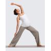 imageCRZ YOGA Softretch Maternity No Front Seam Wide Leg Pants 30  Workout Yoga Casual Pregnancy Womens Over Belly Buttery SoftWarm Ash Grey