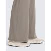 imageCRZ YOGA Softretch Maternity No Front Seam Wide Leg Pants 30  Workout Yoga Casual Pregnancy Womens Over Belly Buttery SoftWarm Ash Grey