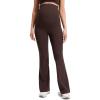 imageCRZ YOGA Butterluxe Maternity Flare Leggings Pockets 33  Workout Yoga Bootcut Pregnancy Womens Pants Over The BellyHot Fudge Brown