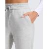 imageCRZ YOGA Cotton Fleece Lined Sweatpants Women 283032  Straight Leg Casual Lounge Pants with Pockets Winter WarmDove Grey Heather
