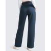 imageCRZ YOGA Cotton Fleece Lined Sweatpants Women 283032  Straight Leg Casual Lounge Pants with Pockets Winter WarmInk Blue