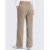 imageCRZ YOGA Cotton Fleece Lined Sweatpants Women 283032  Straight Leg Casual Lounge Pants with Pockets Winter WarmOak