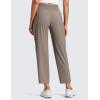 imageCRZ YOGA Lightweight Drapey Tapered Ankle Pants for Women 27  78 Casual Travel Work with Pockets SummerNomad Grey