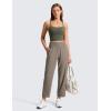 imageCRZ YOGA Lightweight Drapey Tapered Ankle Pants for Women 27  78 Casual Travel Work with Pockets SummerNomad Grey