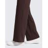 imageCRZ YOGA Wide Leg Yoga Pants Pockets 30  High Waisted Womens Sweatpants Lounge Dress Casual WorkHot Fudge Brown