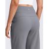 imageCRZ YOGA Wide Leg Yoga Pants Pockets 30  High Waisted Womens Sweatpants Lounge Dress Casual WorkSolar Grey