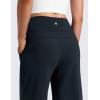 imageCRZ YOGA Wide Leg Yoga Pants Pockets 30  High Waisted Womens Sweatpants Lounge Dress Casual WorkTrue Navy