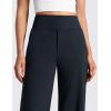 imageCRZ YOGA Wide Leg Yoga Pants Pockets 30  High Waisted Womens Sweatpants Lounge Dress Casual WorkTrue Navy