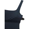 imageCRZ YOGA Butterluxe Square Neck Midi Casual Dress for Women  Bodycon Side Slit Travel Party Outfits with Builtin BrasTrue Navy