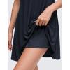 imageCRZ YOGA Cloudweight Double Layer Midi Dress for Women  Crewneck Flowy Tank Top Sleeveless Outfits for Casual TravelTrue Navy
