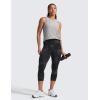 imageCRZ YOGA Butterlift Capris Workout Leggings 21  High Waisted Pilates Gym Athletic Womens Crop Yoga PantsBlack Tie Dye Flowers