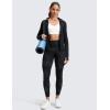 imageCRZ YOGA Butterluxe No Front Seam Yoga Leggings 25  High Waisted Womens Lounge Pants Pilates Workout Athletic Buttery SoftBlack Tie Dye Flowers