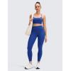 imageCRZ YOGA Butterluxe No Front Seam Yoga Leggings 25  High Waisted Womens Lounge Pants Pilates Workout Athletic Buttery SoftWaves Blue