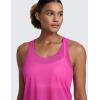 imageCRZ YOGA Mesh Workout Tank Tops for Women  Athletic Sheer Scoop Neck Cover Up Breathable Summer Sleeveless ShirtsHibiscus Purple
