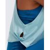 imageCRZ YOGA Pima Cotton Large Armhole Tank Tops for Women  Workout Sport Athletic Yoga Running Gym Loose Crop Sleeveless ShirtsDeep Armholepure Blue