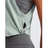 imageCRZ YOGA Pima Cotton Large Armhole Tank Tops for Women  Workout Sport Athletic Yoga Running Gym Loose Crop Sleeveless ShirtsJade Grey