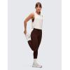 imageCRZ YOGA Pima Cotton Large Armhole Tank Tops for Women  Workout Sport Athletic Yoga Running Gym Loose Crop Sleeveless ShirtsMilky White Bone