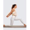 imageCRZ YOGA Pima Cotton Large Armhole Tank Tops for Women  Workout Sport Athletic Yoga Running Gym Loose Crop Sleeveless ShirtsWhite Opal