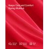 imageCRZ YOGA Quick Dry Racerback Tank Tops for Women Hip Length  Workout Athletic Running Gym Sleeveless Shirts CrewneckAurora Red