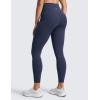 imageCRZ YOGA SculptAir No Front Seam Yoga Leggings 25  High Waisted Womens Pants Workout Pilates Athletic V Back Buttery SoftClub Blue