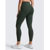 imageCRZ YOGA SculptAir No Front Seam Yoga Leggings 25  High Waisted Womens Pants Workout Pilates Athletic V Back Buttery SoftLegend Green
