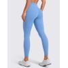 imageCRZ YOGA SculptAir No Front Seam Yoga Leggings 25  High Waisted Womens Pants Workout Pilates Athletic V Back Buttery SoftParty Blue