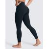 imageCRZ YOGA SculptAir No Front Seam Yoga Leggings 25  High Waisted Womens Pants Workout Pilates Athletic V Back Buttery SoftTrue Navy