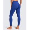 imageCRZ YOGA SculptAir No Front Seam Yoga Leggings 25  High Waisted Womens Pants Workout Pilates Athletic V Back Buttery SoftWaves Blue