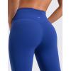 imageCRZ YOGA SculptAir No Front Seam Yoga Leggings 25  High Waisted Womens Pants Workout Pilates Athletic V Back Buttery SoftWaves Blue