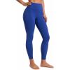 imageCRZ YOGA SculptAir No Front Seam Yoga Leggings 25  High Waisted Womens Pants Workout Pilates Athletic V Back Buttery SoftWaves Blue