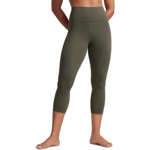 imageCRZ YOGA Butterlift Capris Workout Leggings 21  High Waisted Pilates Gym Athletic Womens Crop Yoga PantsLight Army Green