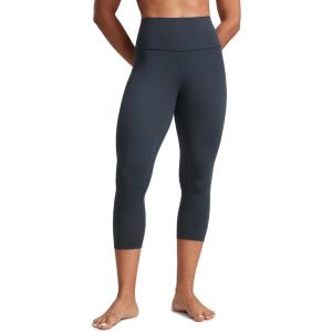 imageCRZ YOGA Butterlift Capris Workout Leggings 21  High Waisted Pilates Gym Athletic Womens Crop Yoga PantsTrue Navy