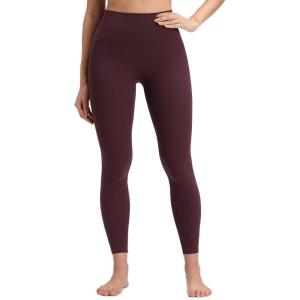 imageCRZ YOGA Butterluxe No Front Seam Yoga Leggings 25  High Waisted Womens Lounge Pants Pilates Workout Athletic Buttery SoftRipe Plum