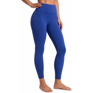 imageCRZ YOGA SculptAir No Front Seam Yoga Leggings 25  High Waisted Womens Pants Workout Pilates Athletic V Back Buttery SoftWaves Blue