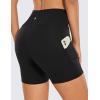 imageCRZ YOGA Butterluxe Biker Shorts Pockets 5  High Waisted Volleyball Workout Athletic Yoga WomensBlack