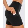 imageCRZ YOGA Butterluxe Biker Shorts Pockets 5  High Waisted Volleyball Workout Athletic Yoga WomensBlack