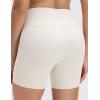 imageCRZ YOGA Butterluxe Biker Shorts Pockets 5  High Waisted Volleyball Workout Athletic Yoga WomensMilky White Bone