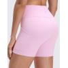 imageCRZ YOGA Butterluxe Biker Shorts Pockets 5  High Waisted Volleyball Workout Athletic Yoga WomensVita Pink